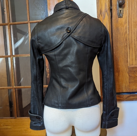 Black Leather Jacket - Picture 2 of 6